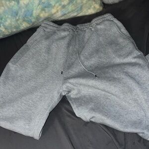 Gray sweats